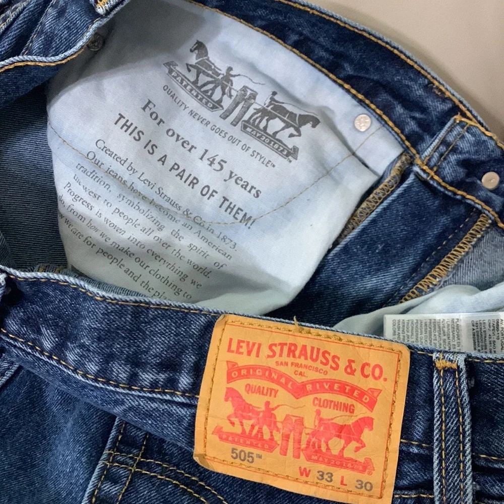 Levi's Men's 505 Regular Fit Jeans